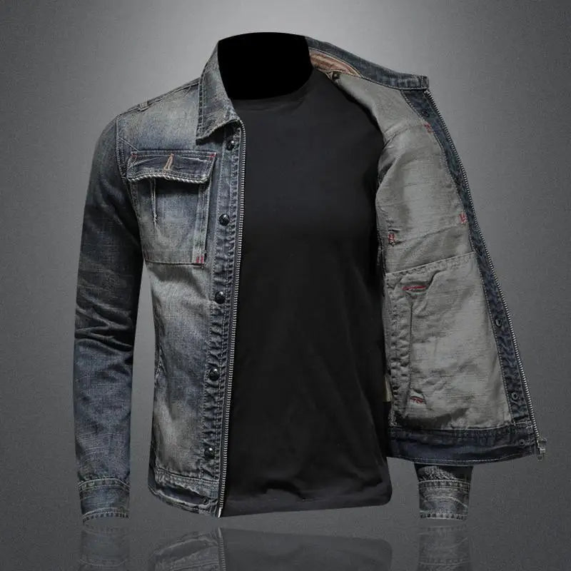 Forge Faded Denim Jeans Jacket
