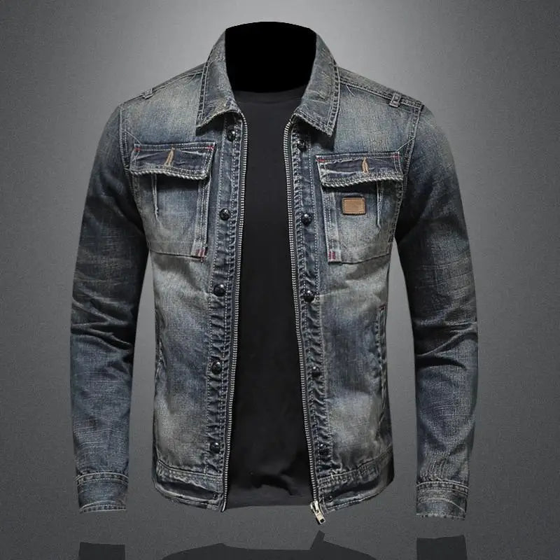 Forge Faded Denim Jeans Jacket