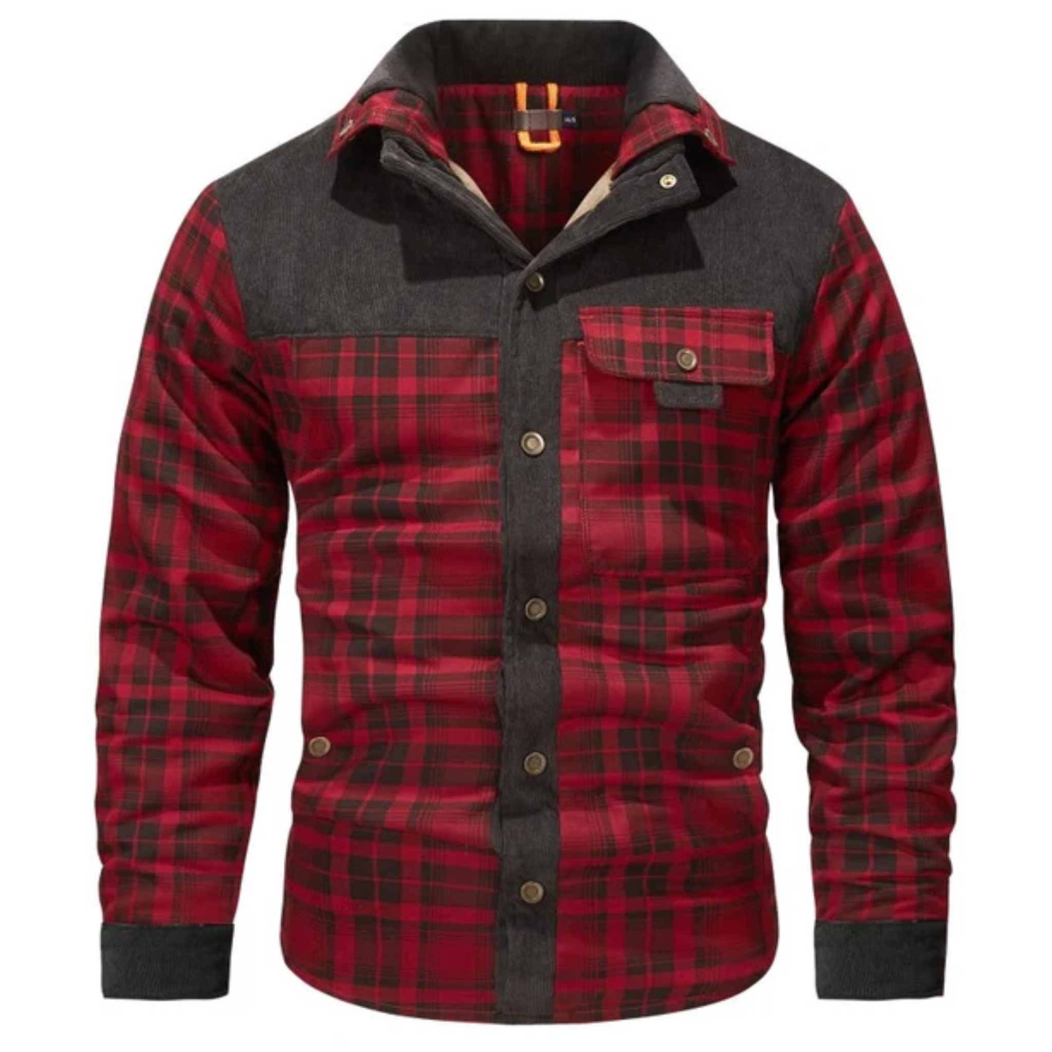Mixed-Panel Work Jacket