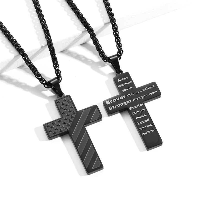 Forgeman Valor Cross Necklace – Double Pack Offer (Buy 1 Get 2)