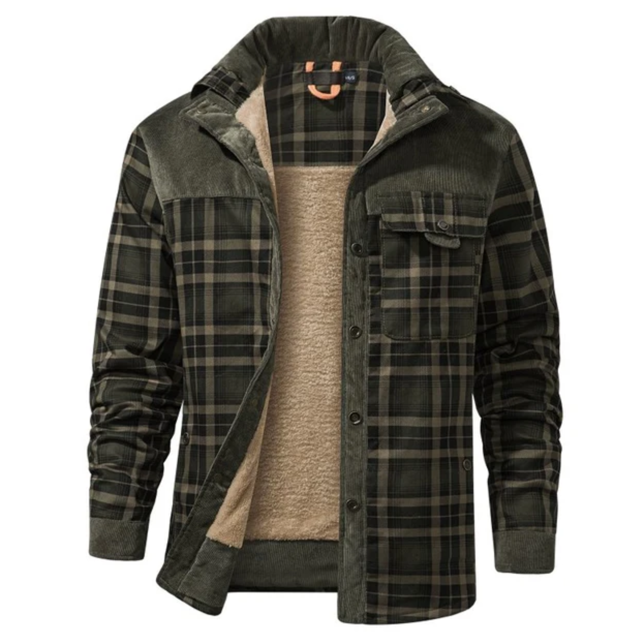 Mixed-Panel Work Jacket