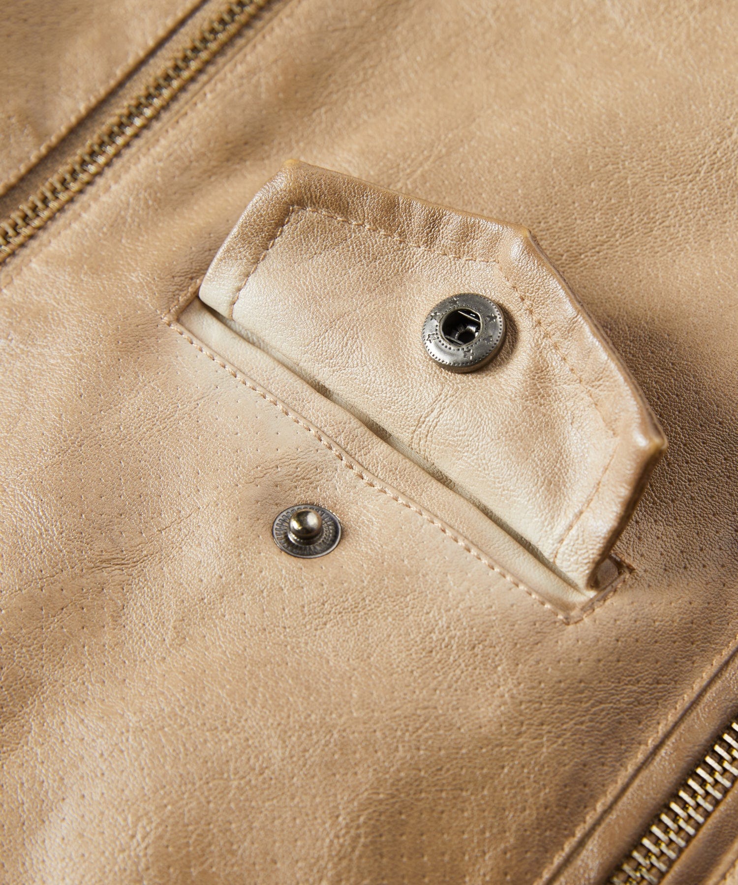 Desert Rose PU Leather Jacket