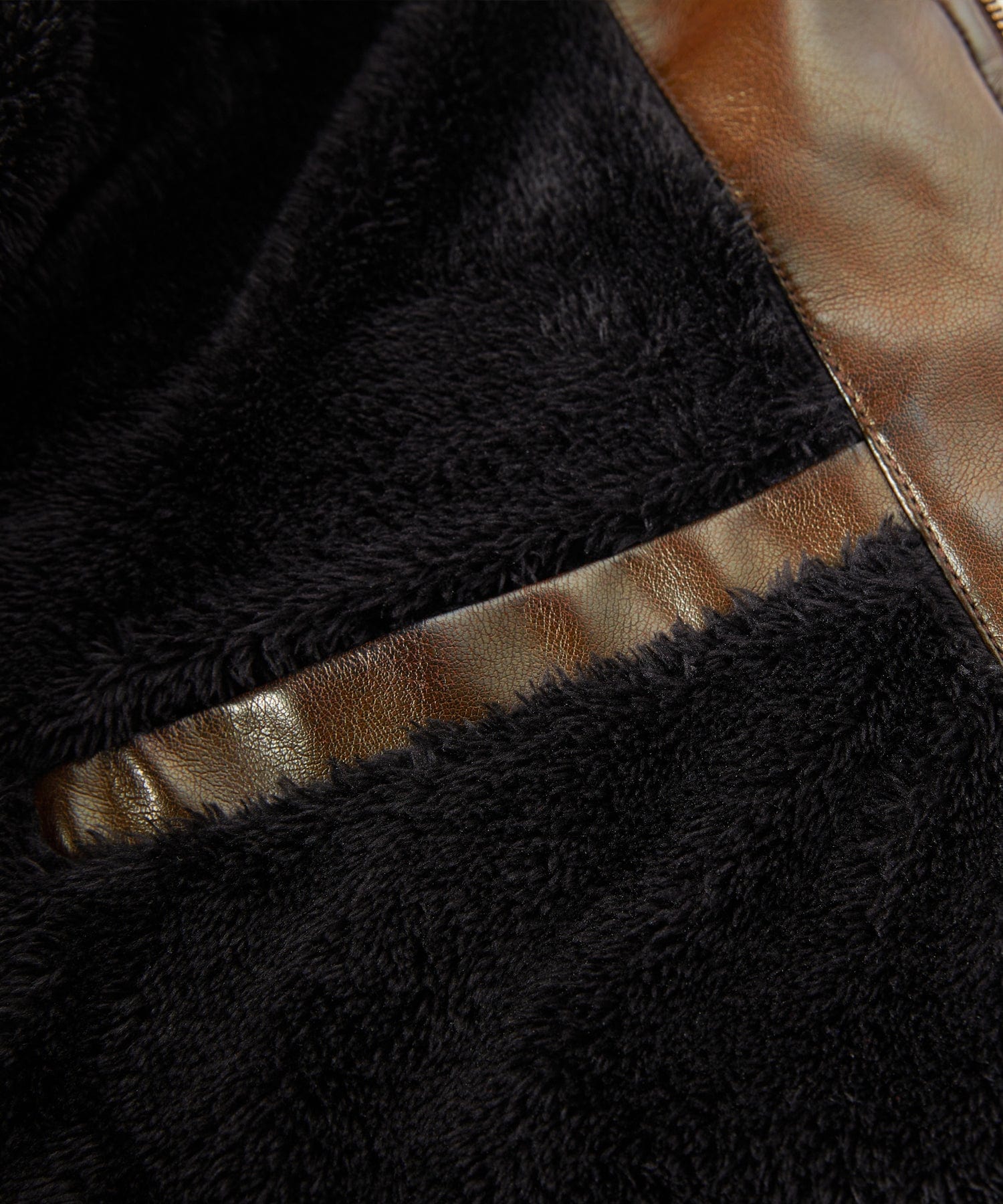 Timberline Aviator Leather Jacket