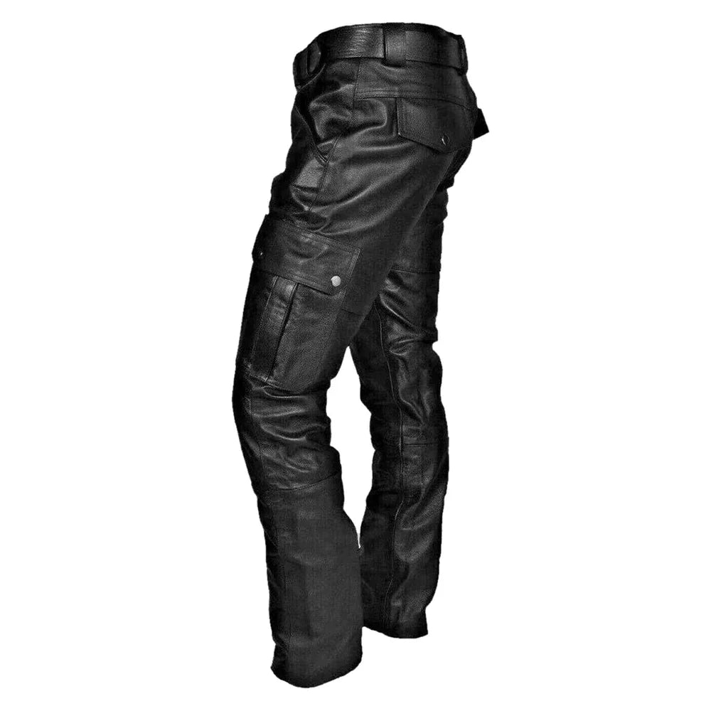 Moto Style Trousers Men