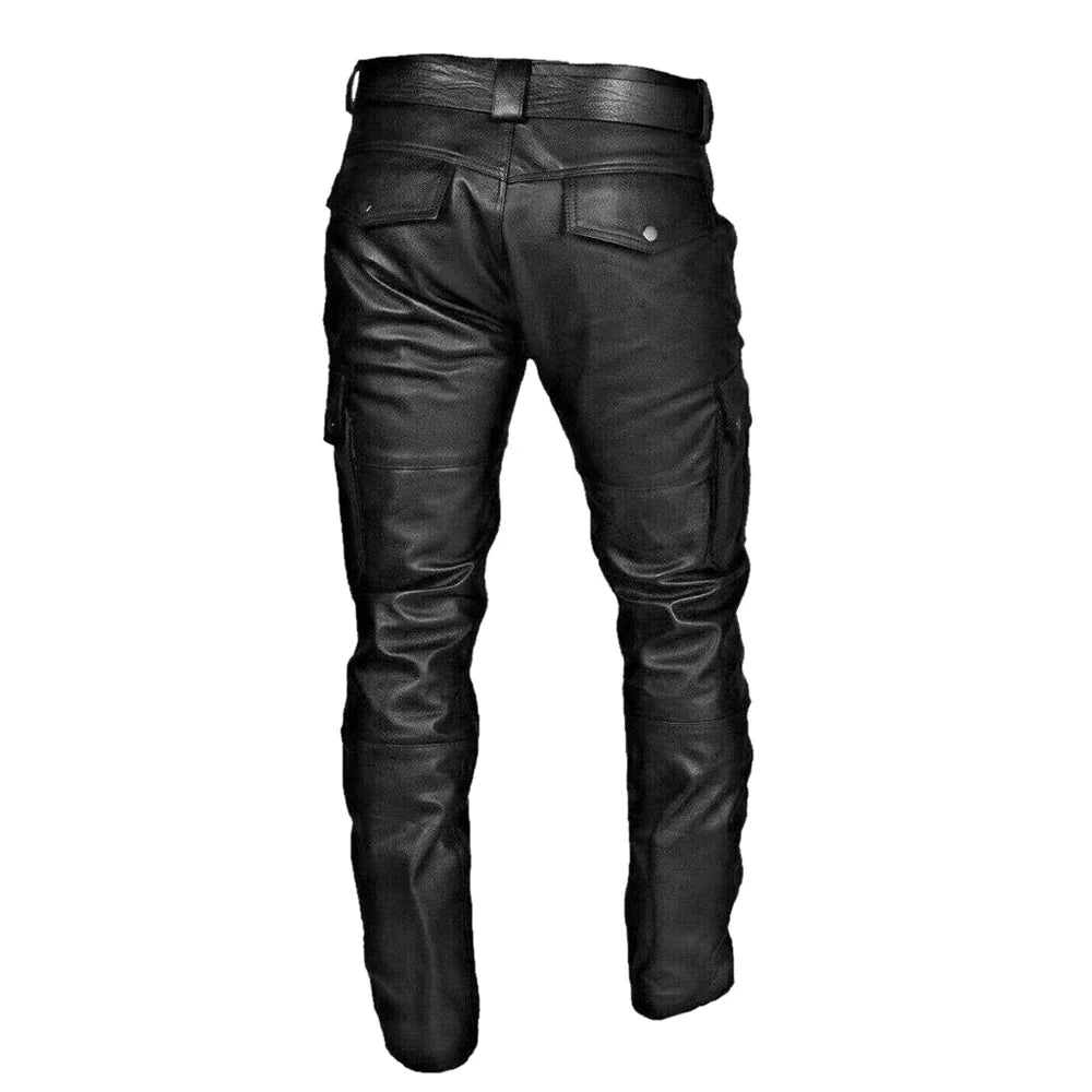 Moto Style Trousers Men