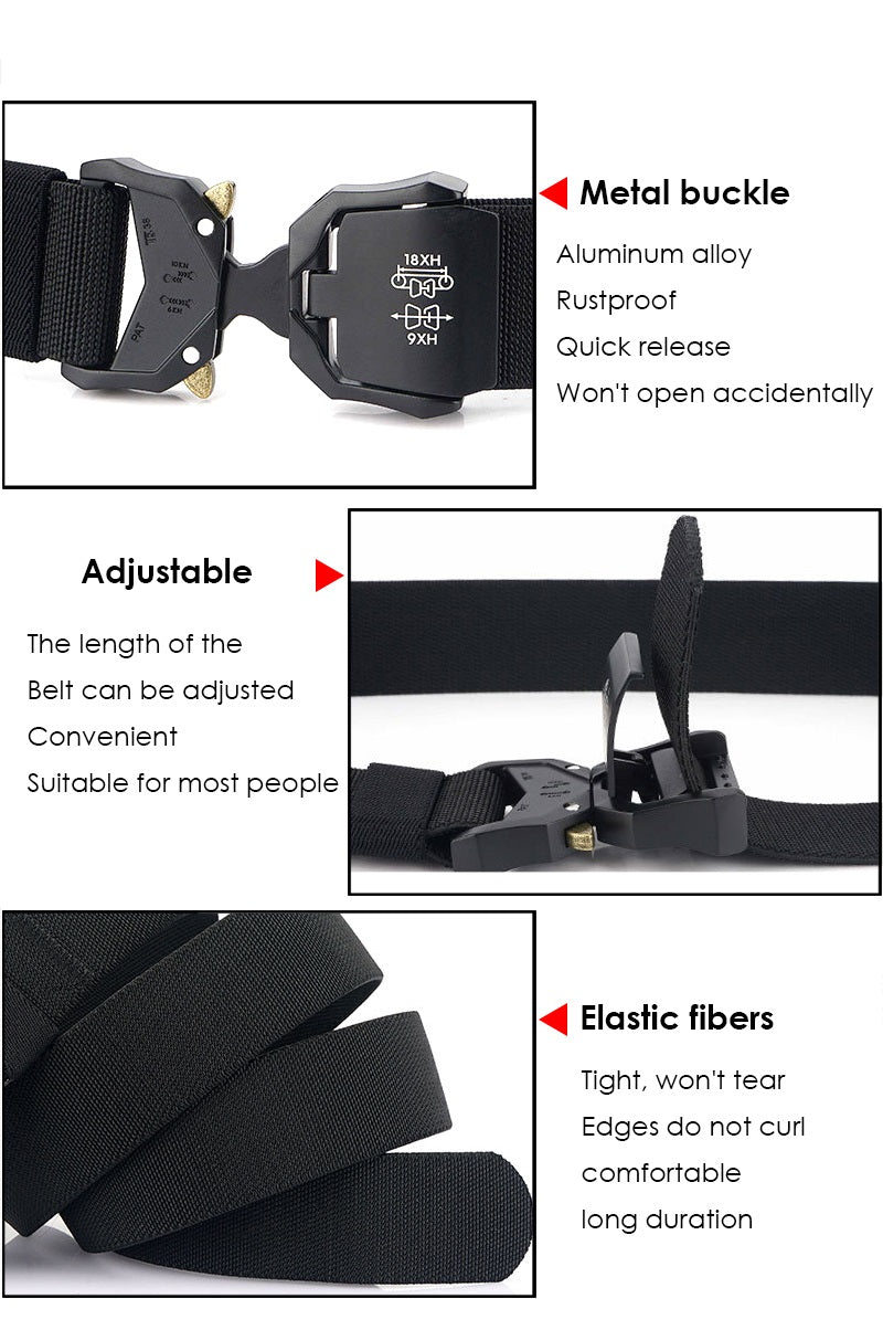 Military Tactical Quick Release Belt