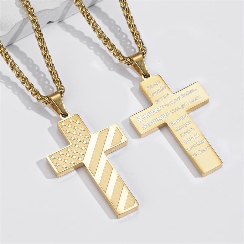 Forgeman Valor Cross Necklace – Double Pack Offer (Buy 1 Get 2)