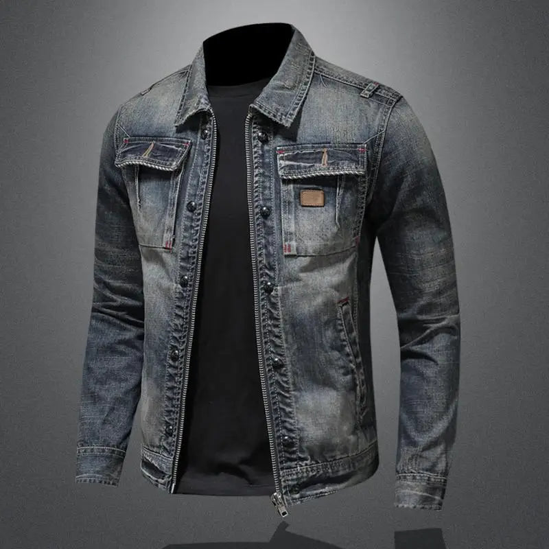 Forge Faded Denim Jeans Jacket