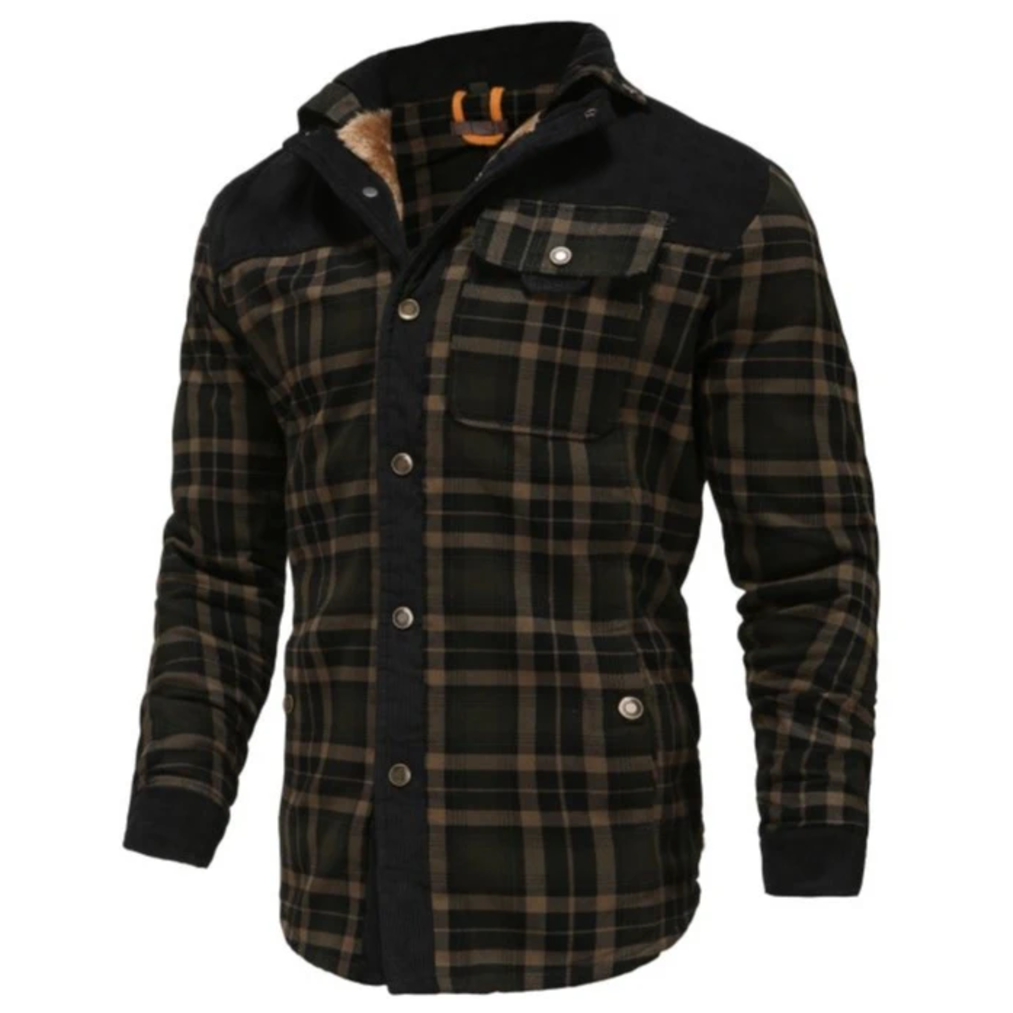 Corduroy Panel Work Jacket