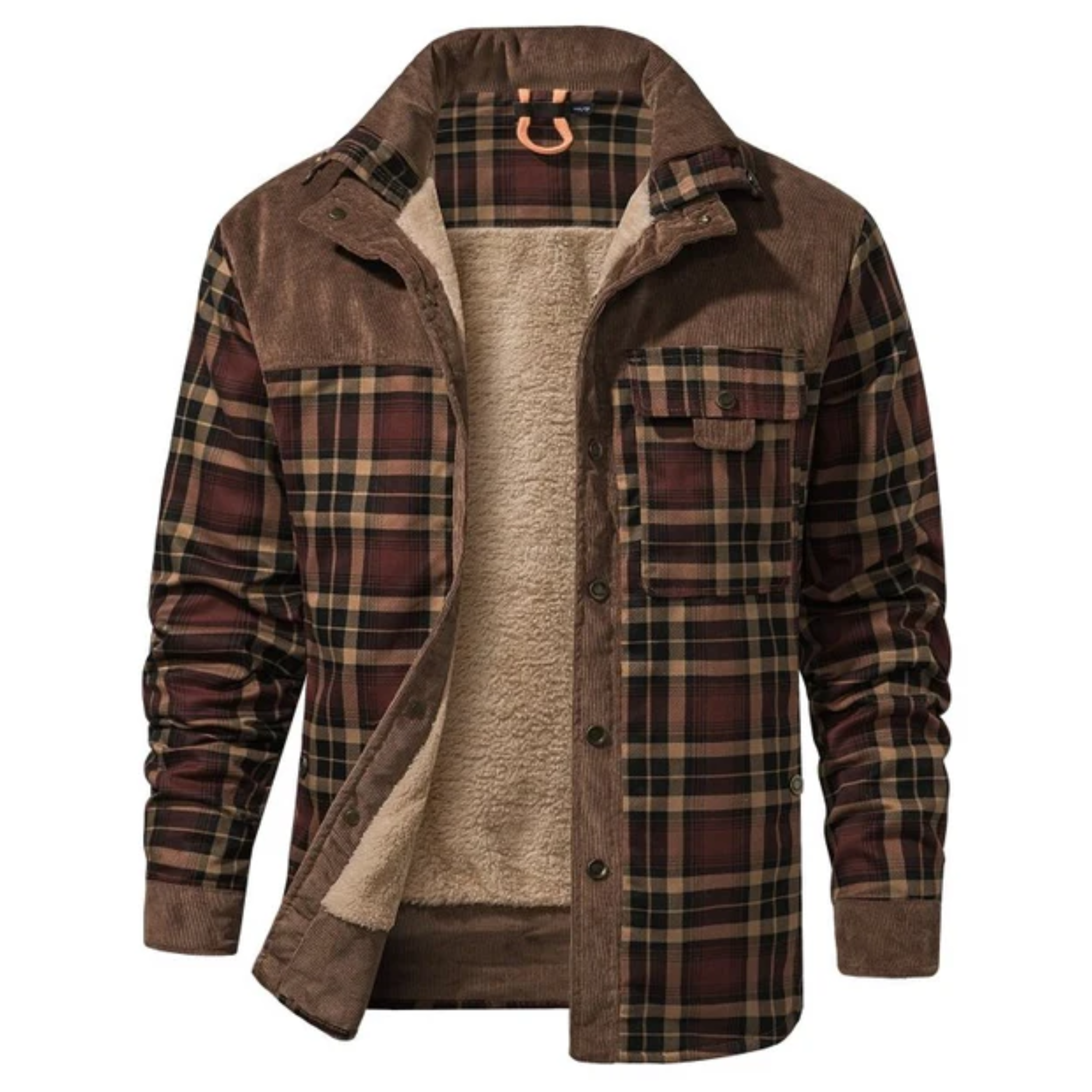 Mixed-Panel Work Jacket