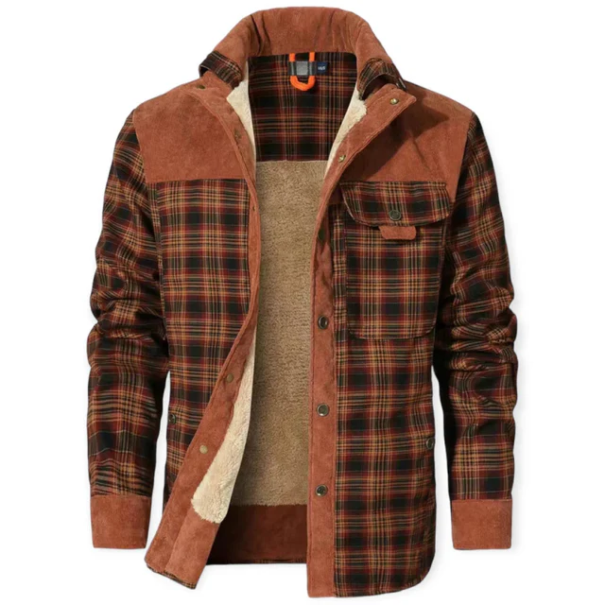Corduroy Panel Work Jacket