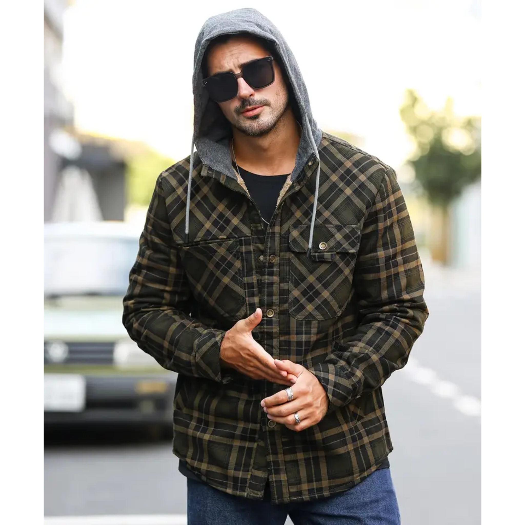 Ironwood Hooded Flannel Jacket