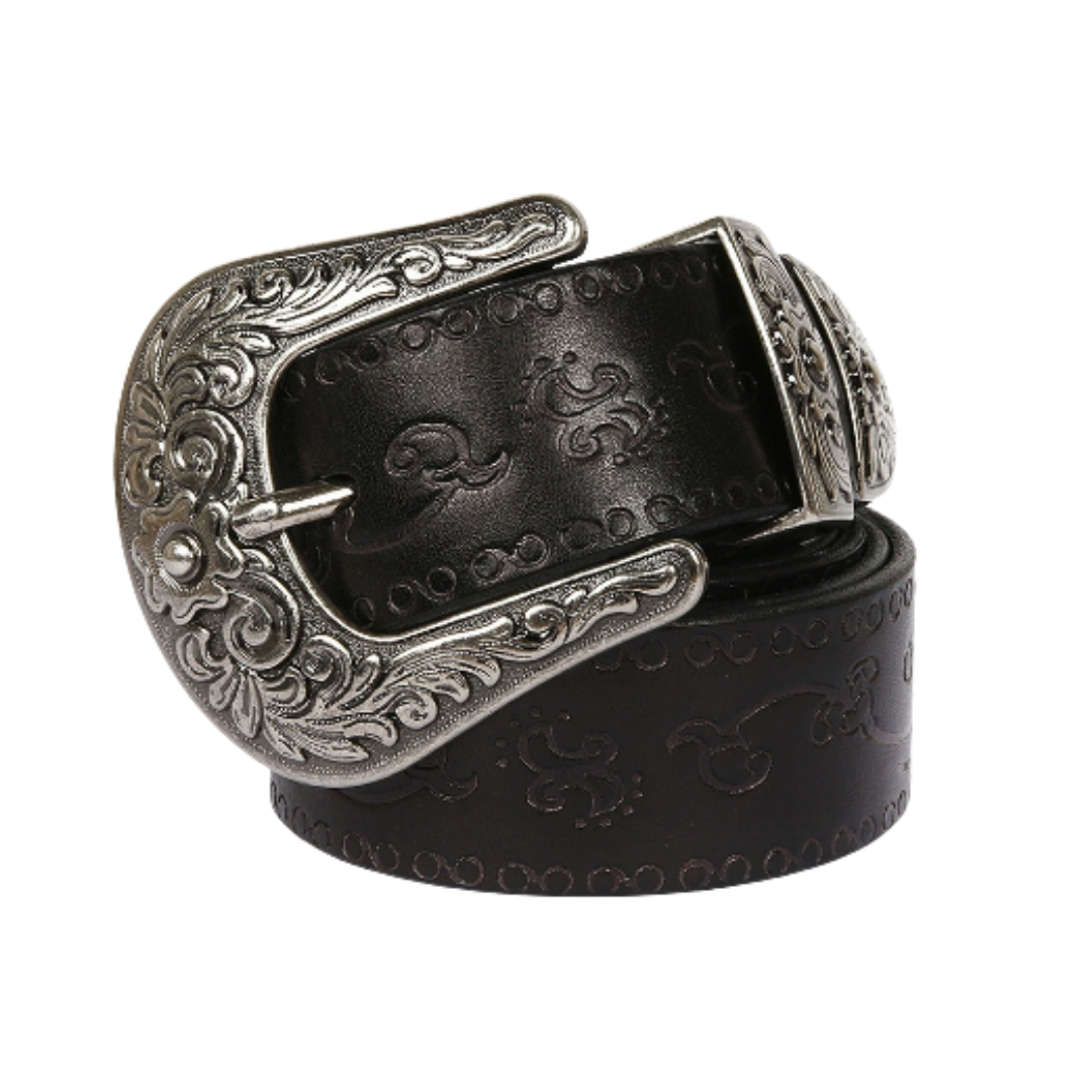 Forge Western Engraved Belt
