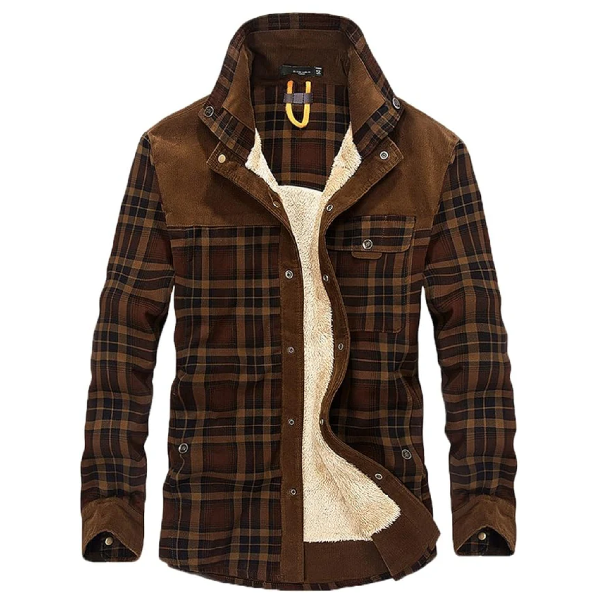 Corduroy Panel Work Jacket