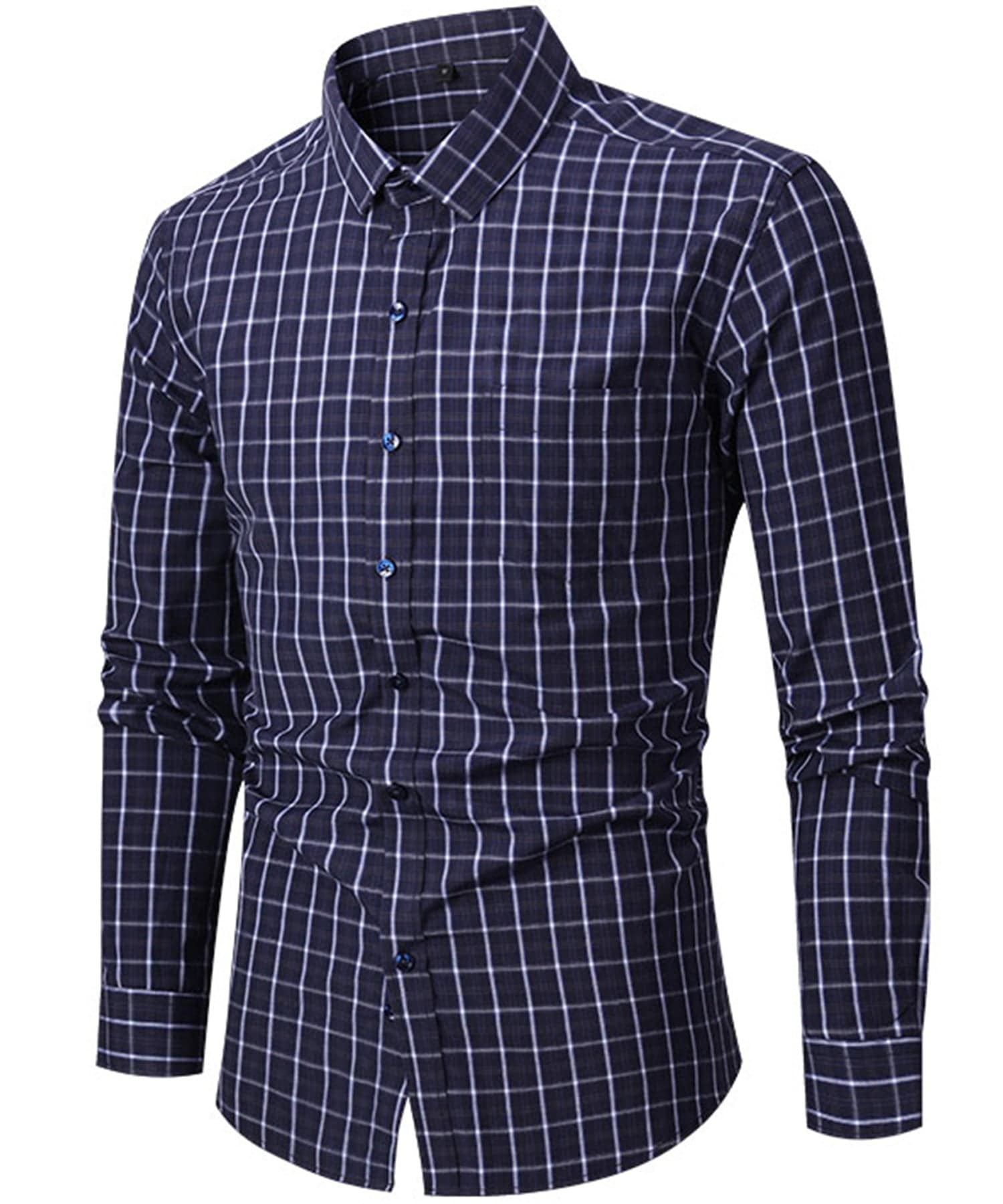 Luxe Plaid Button-Up Shirt