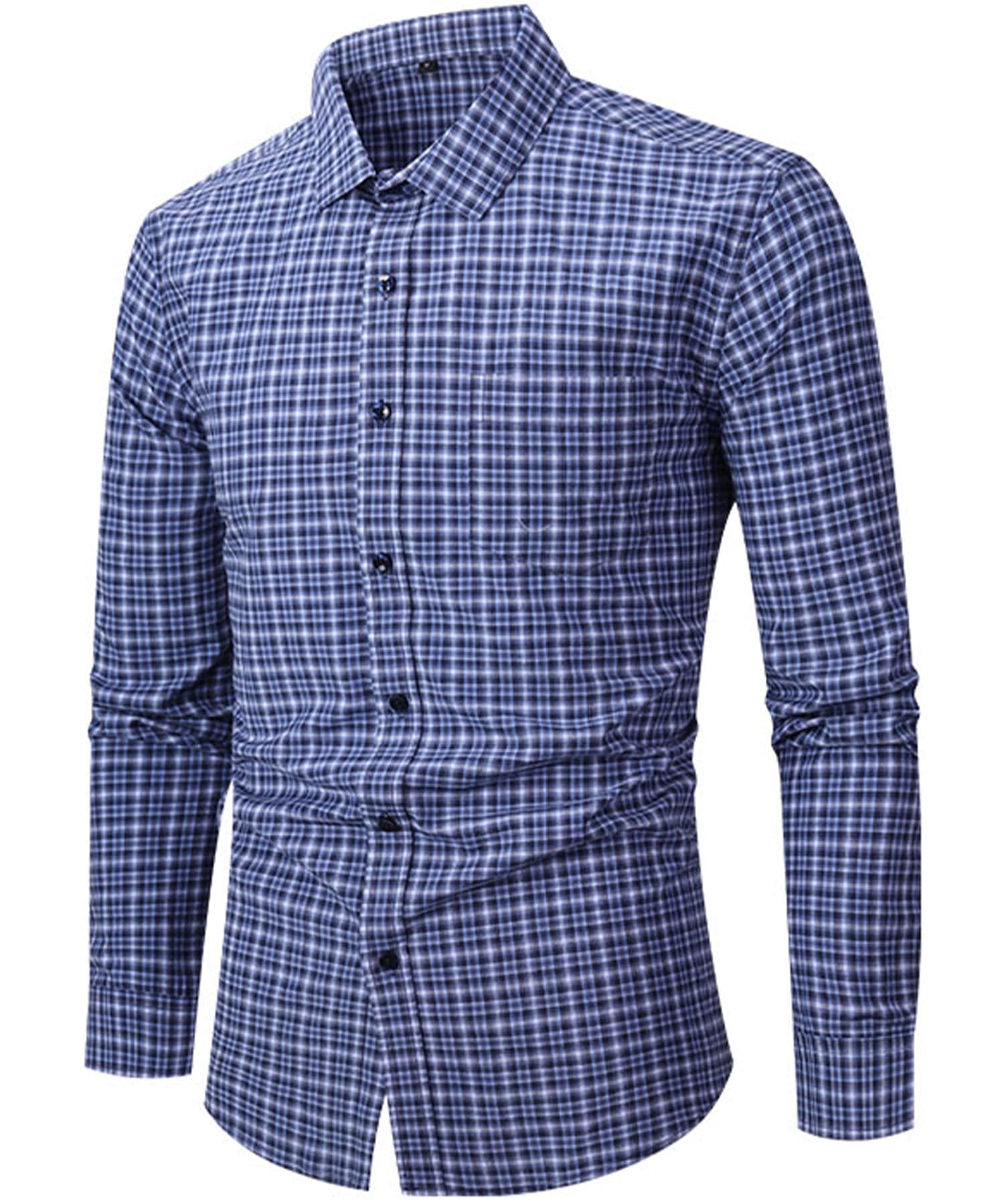 Luxe Plaid Button-Up Shirt