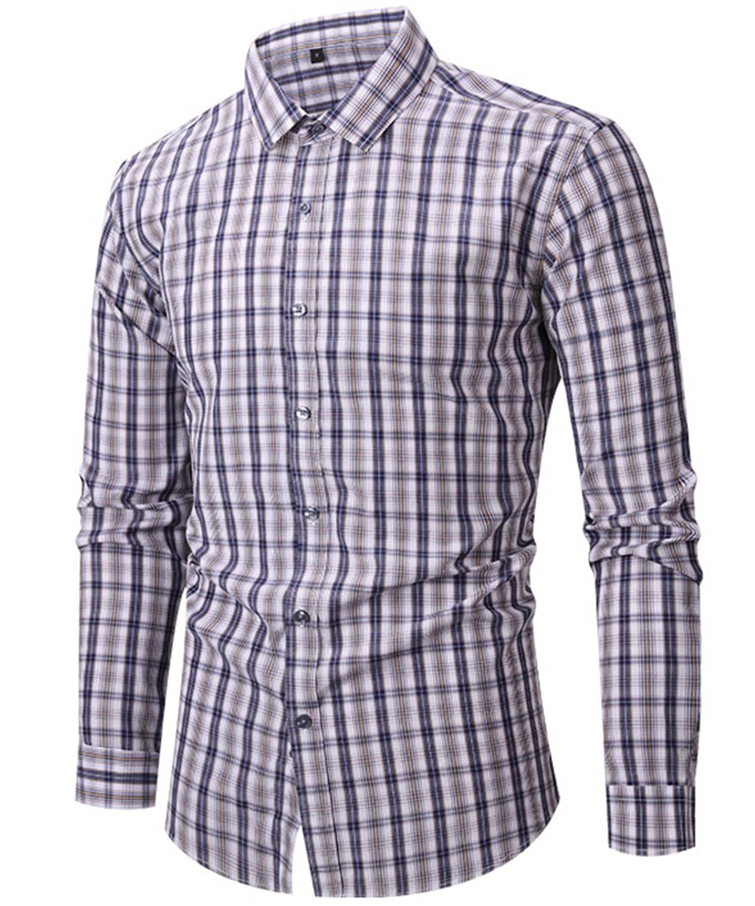 Luxe Plaid Button-Up Shirt