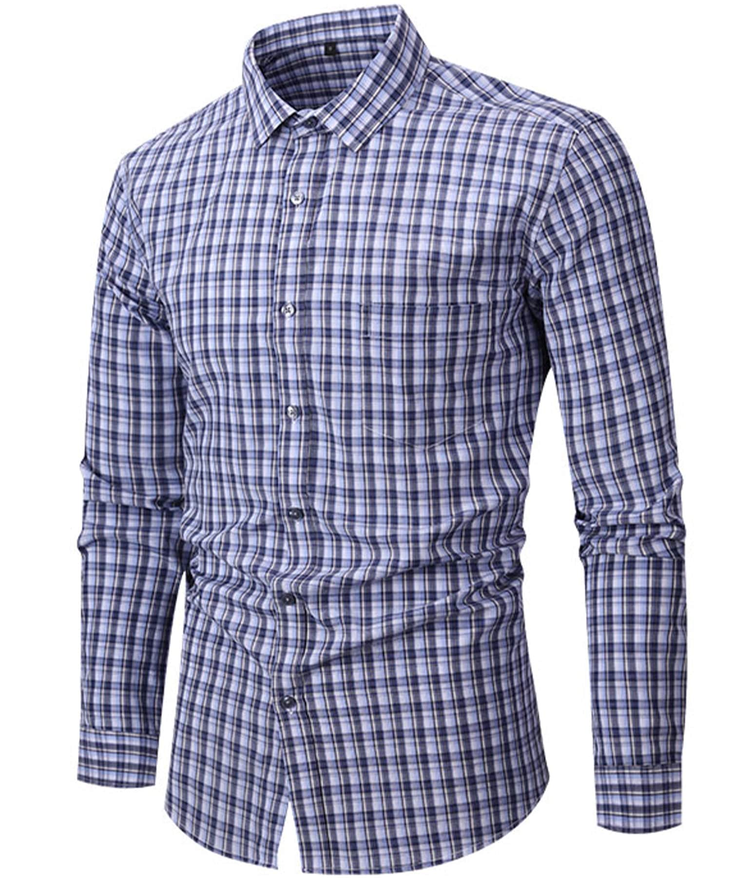 Luxe Plaid Button-Up Shirt