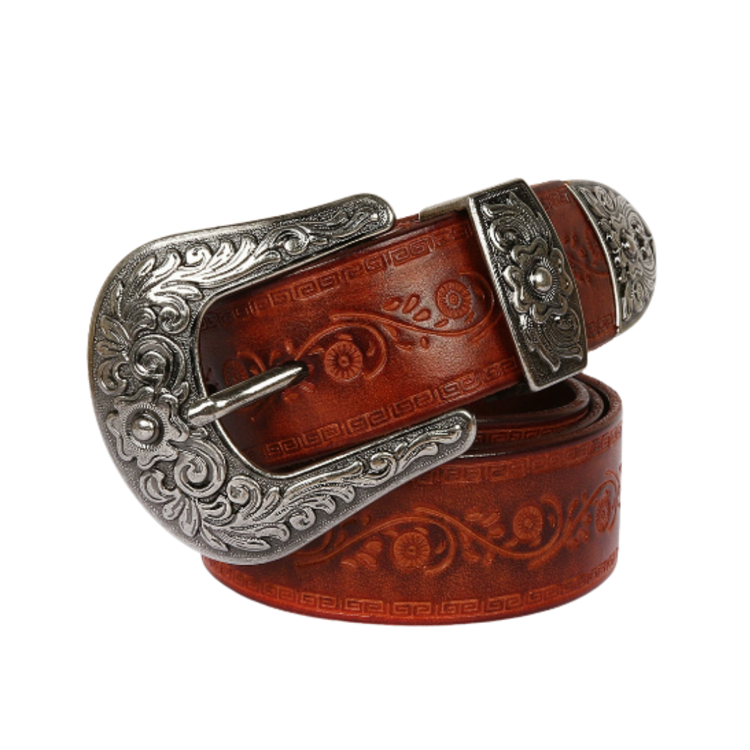 Forge Western Engraved Belt