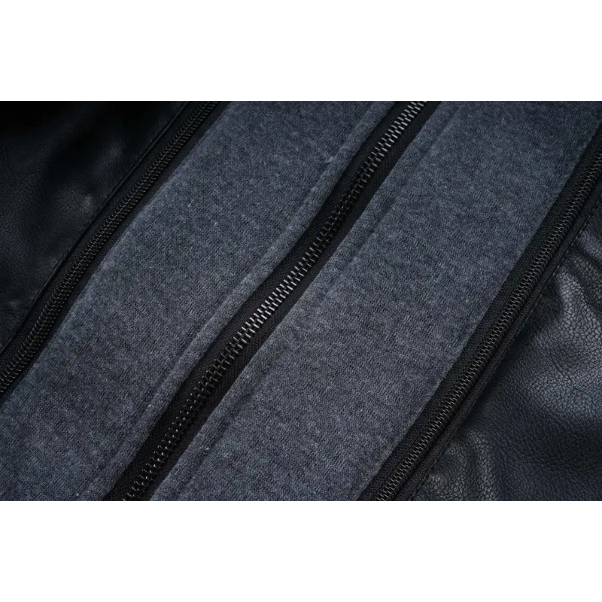 Falcon Hooded Leather Bomber
