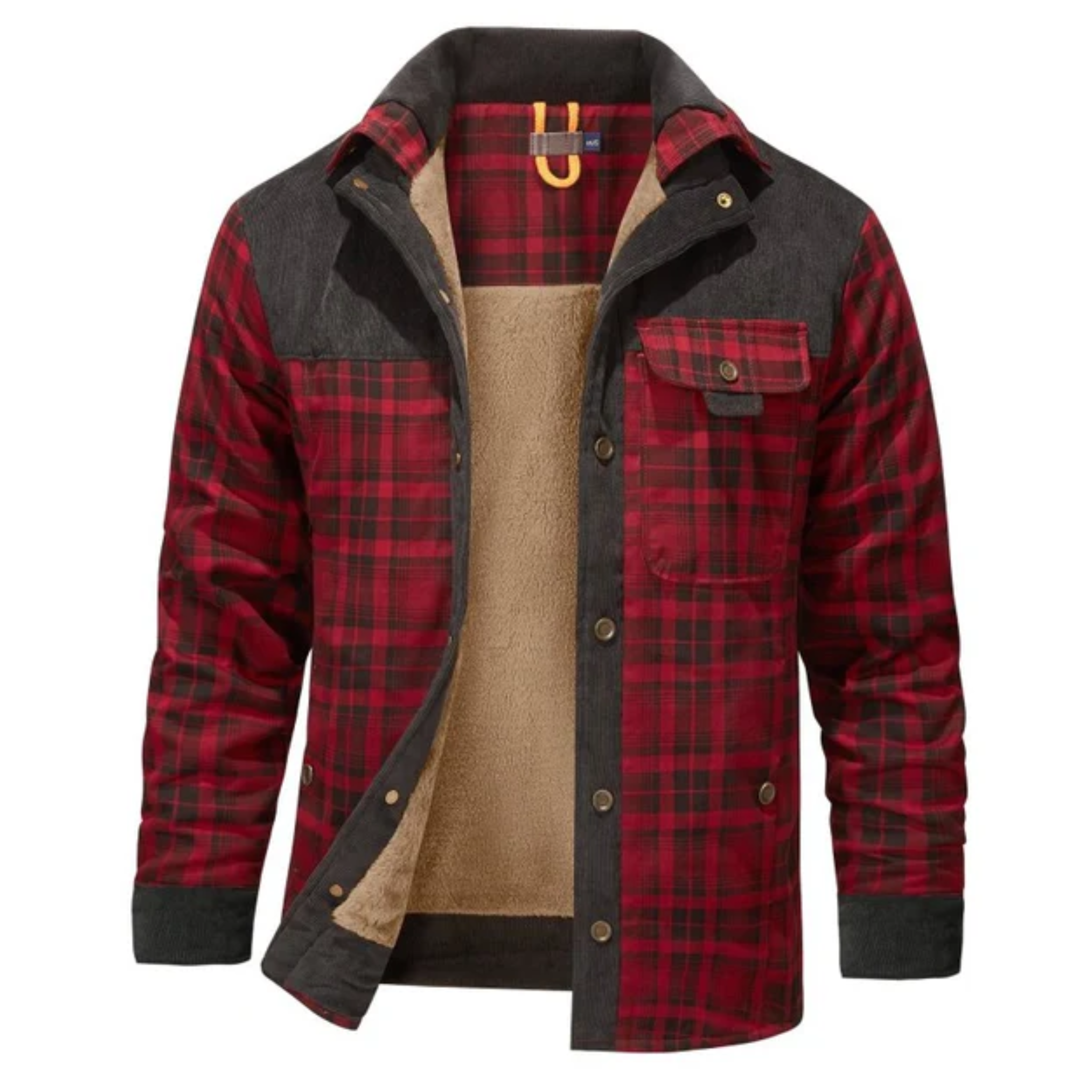 Mixed-Panel Work Jacket