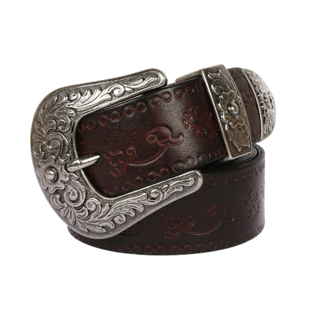 Forge Western Engraved Belt