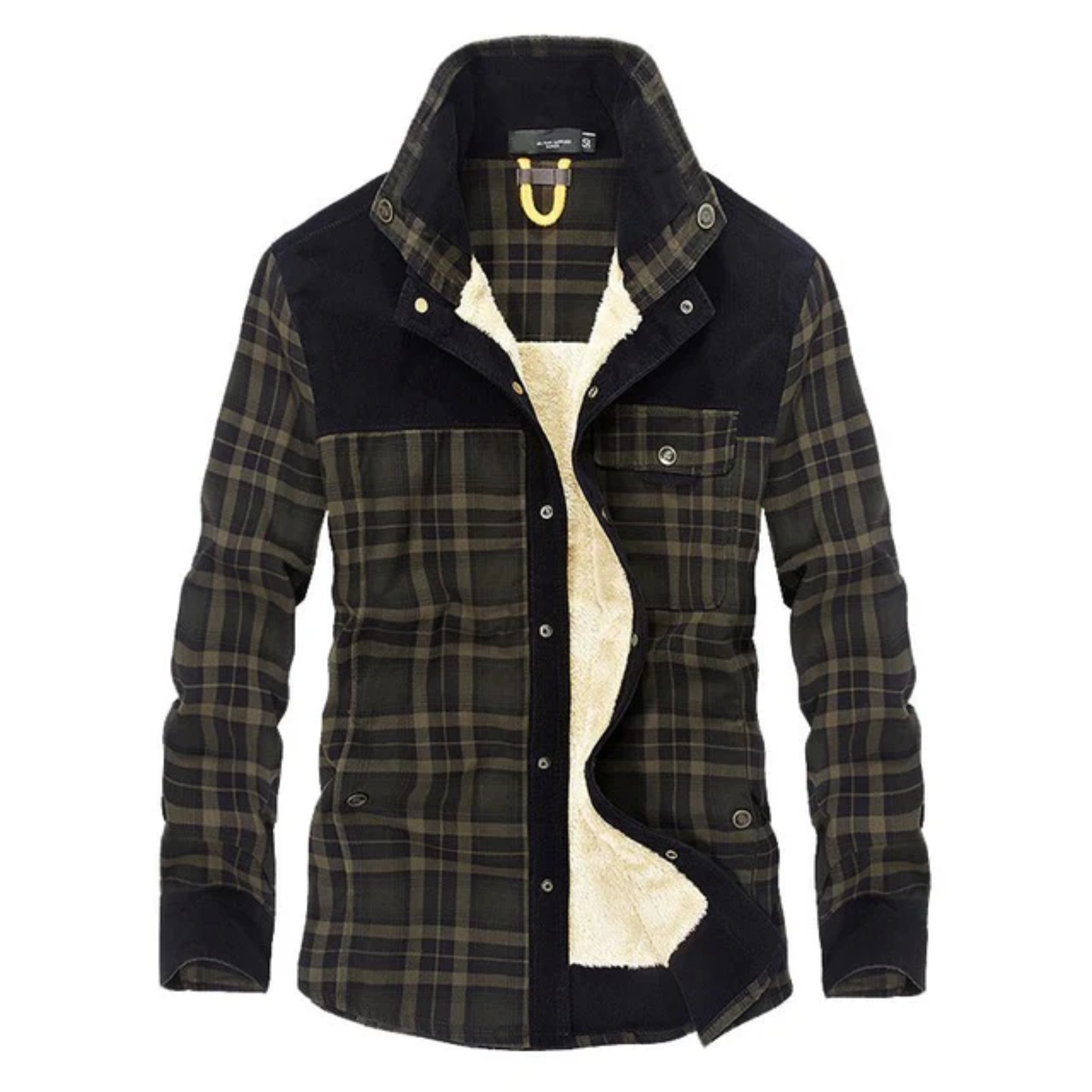 Corduroy Panel Work Jacket