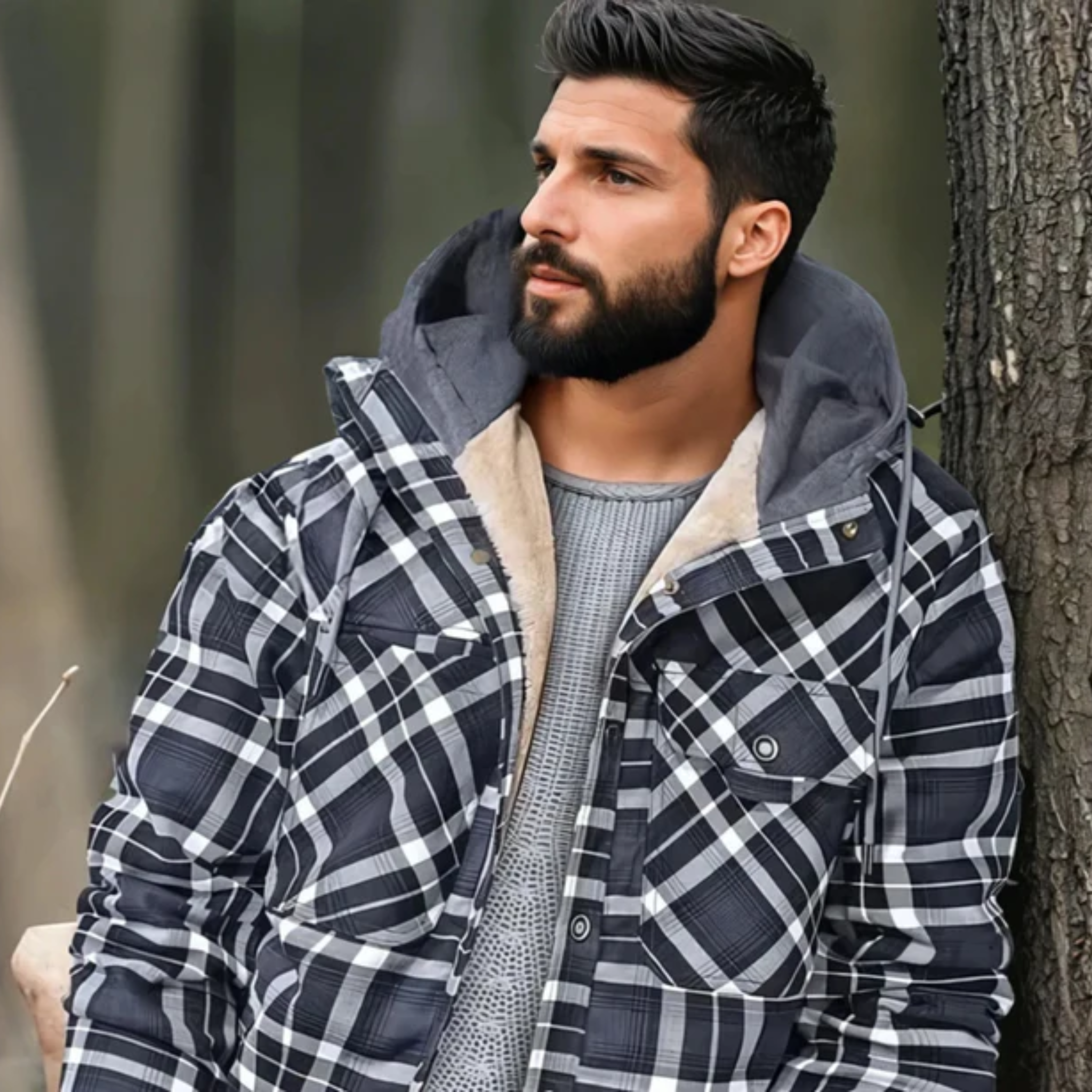 Ironhide Hooded Flannel Jacket