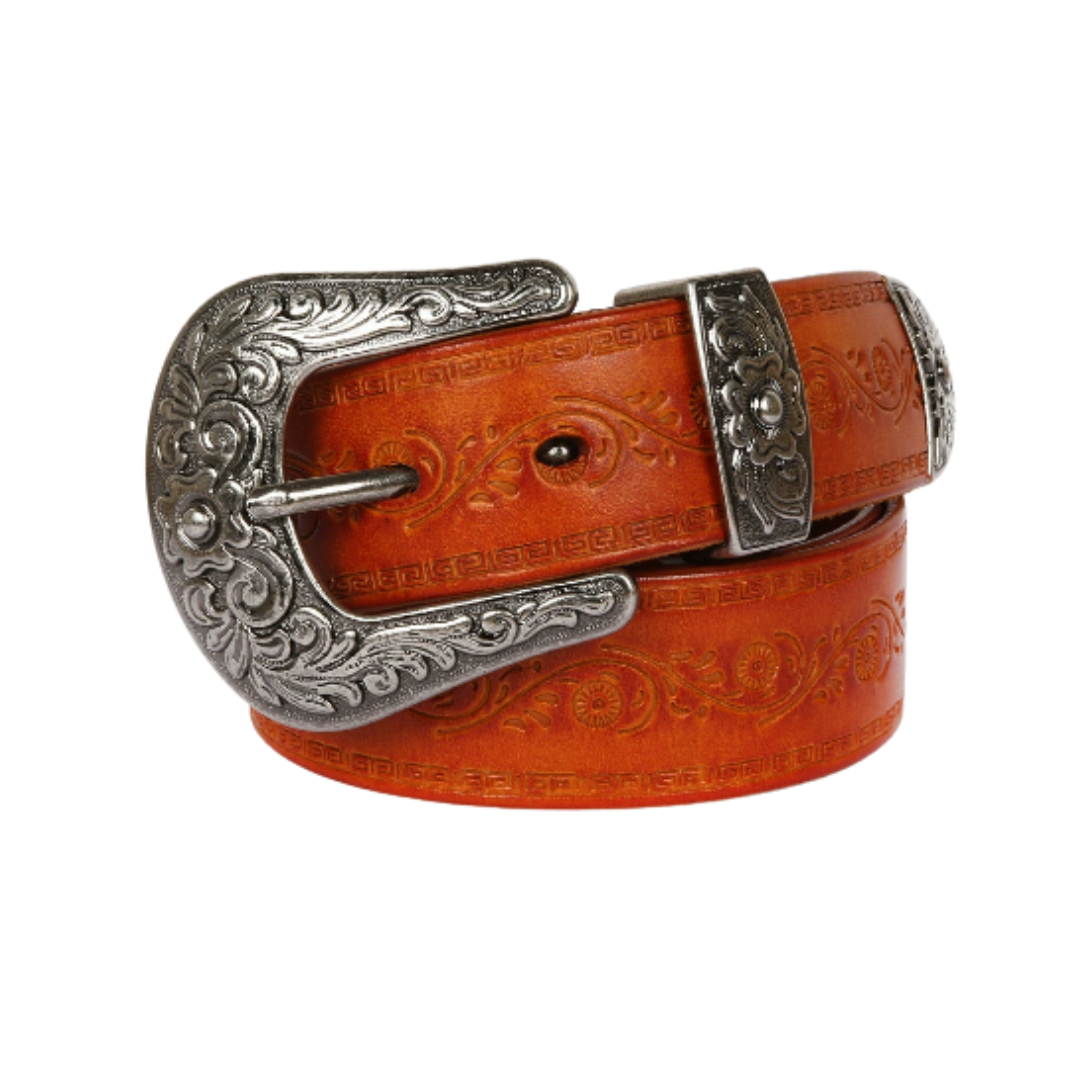 Forge Western Engraved Belt