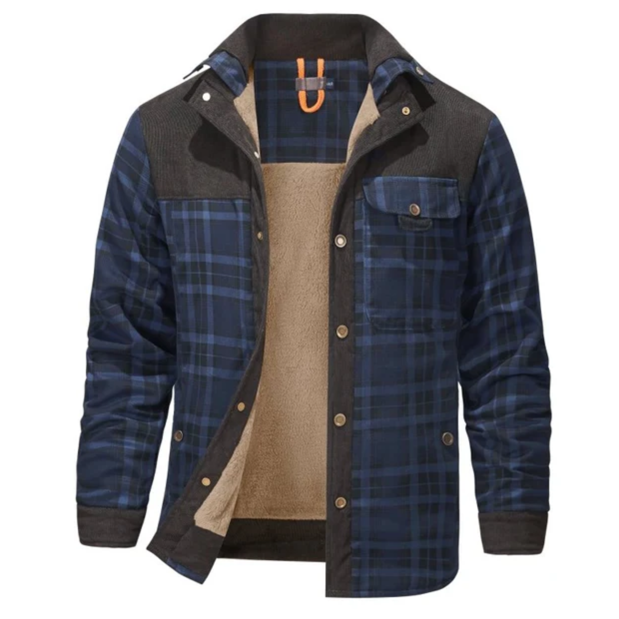 Mixed-Panel Work Jacket