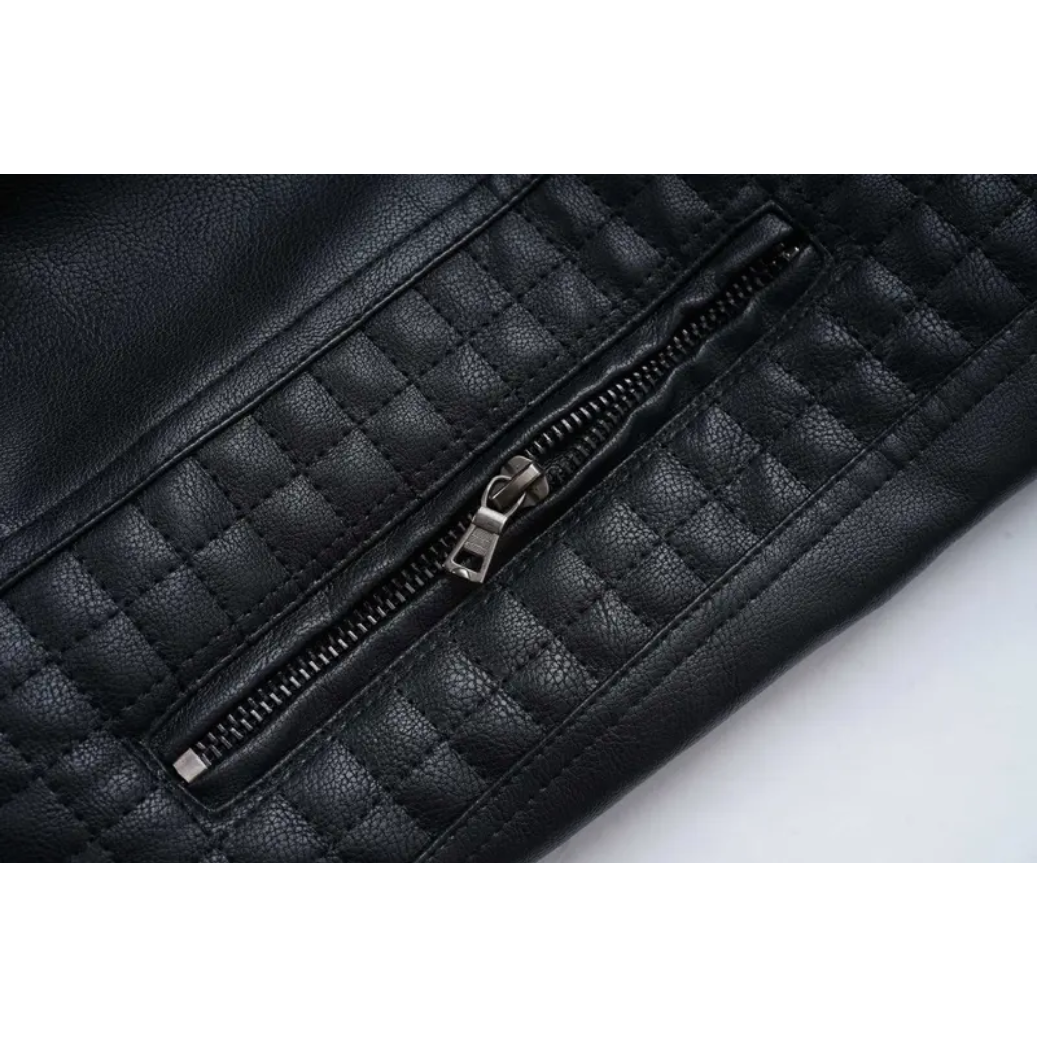 Falcon Hooded Leather Bomber