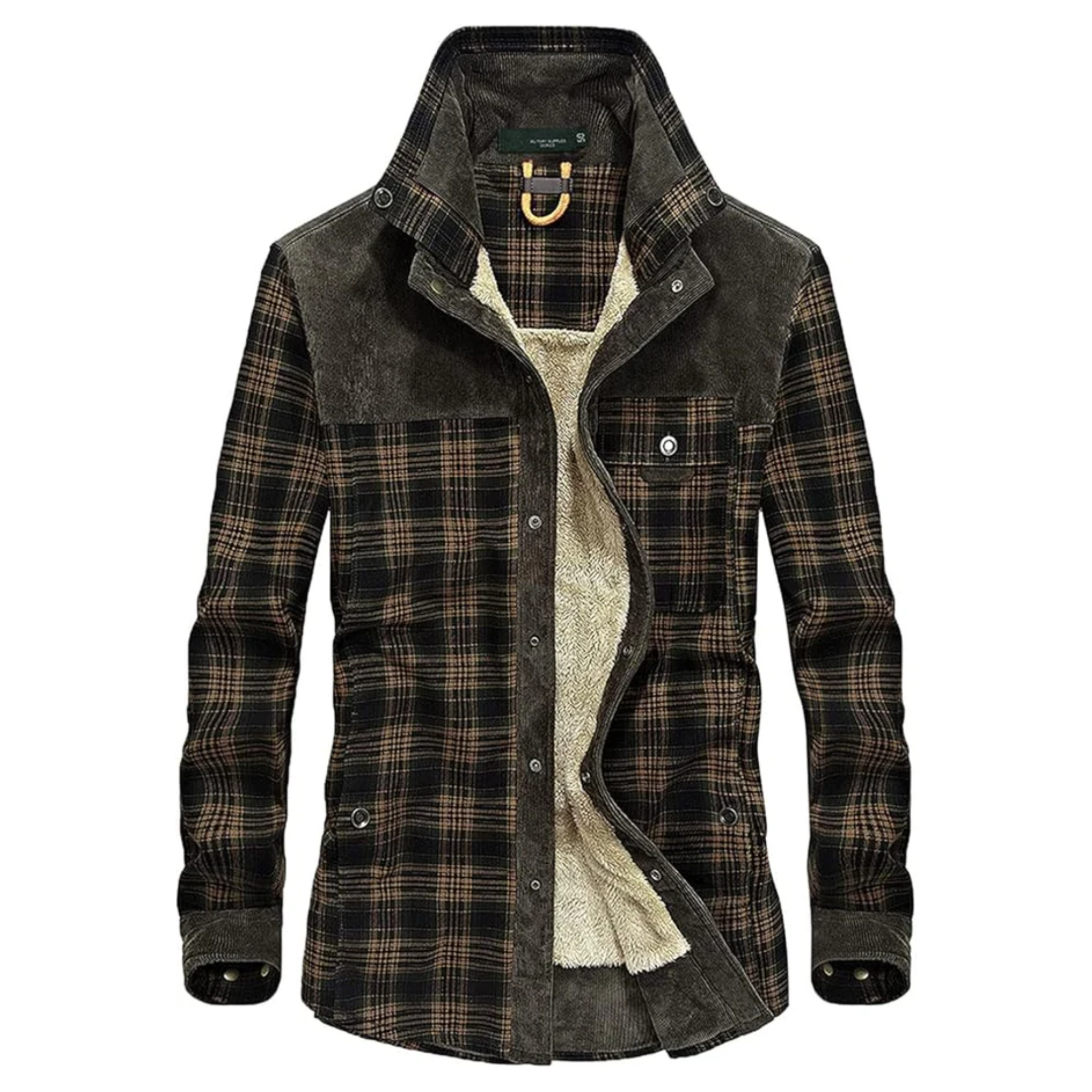 Corduroy Panel Work Jacket