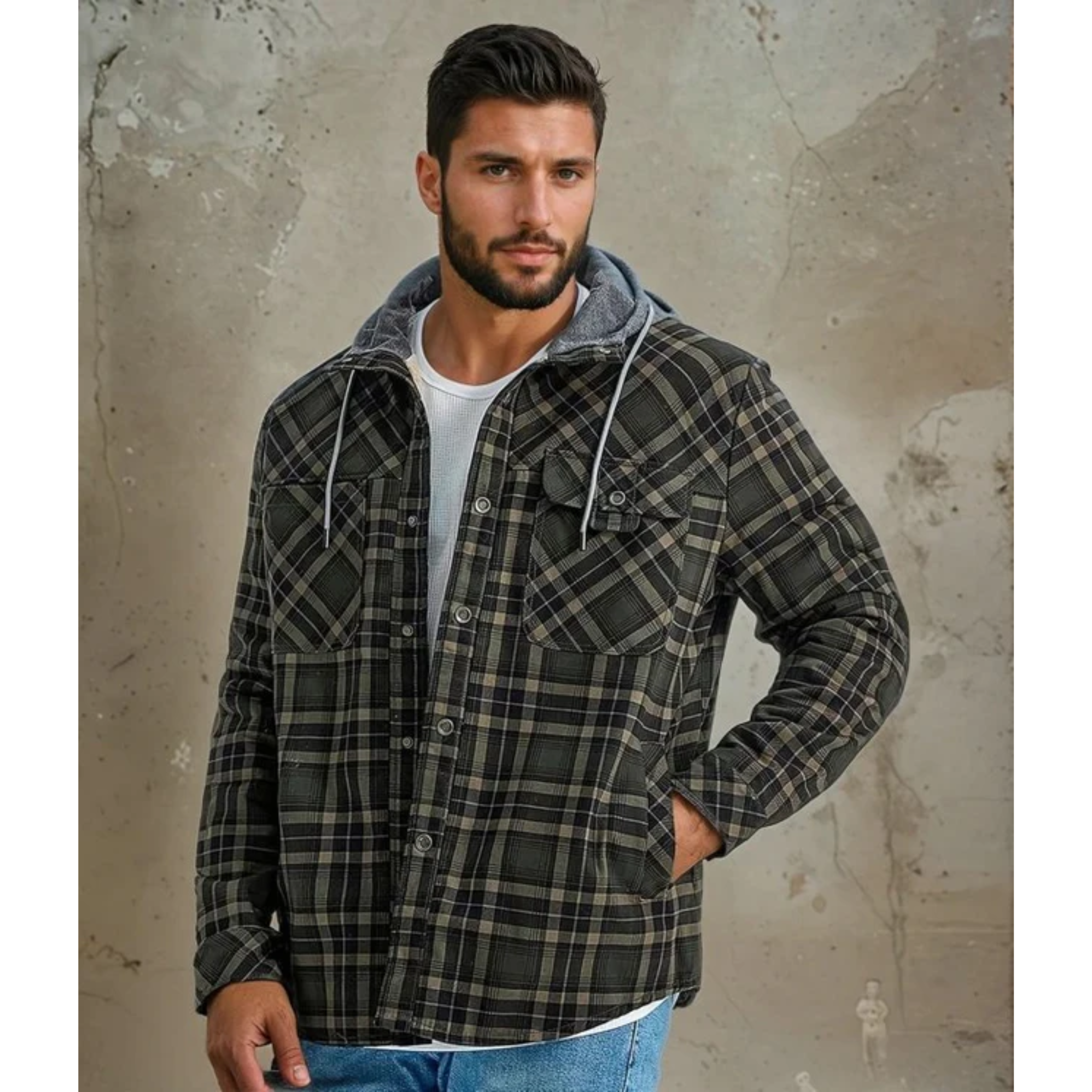 Ironhide Hooded Flannel Jacket