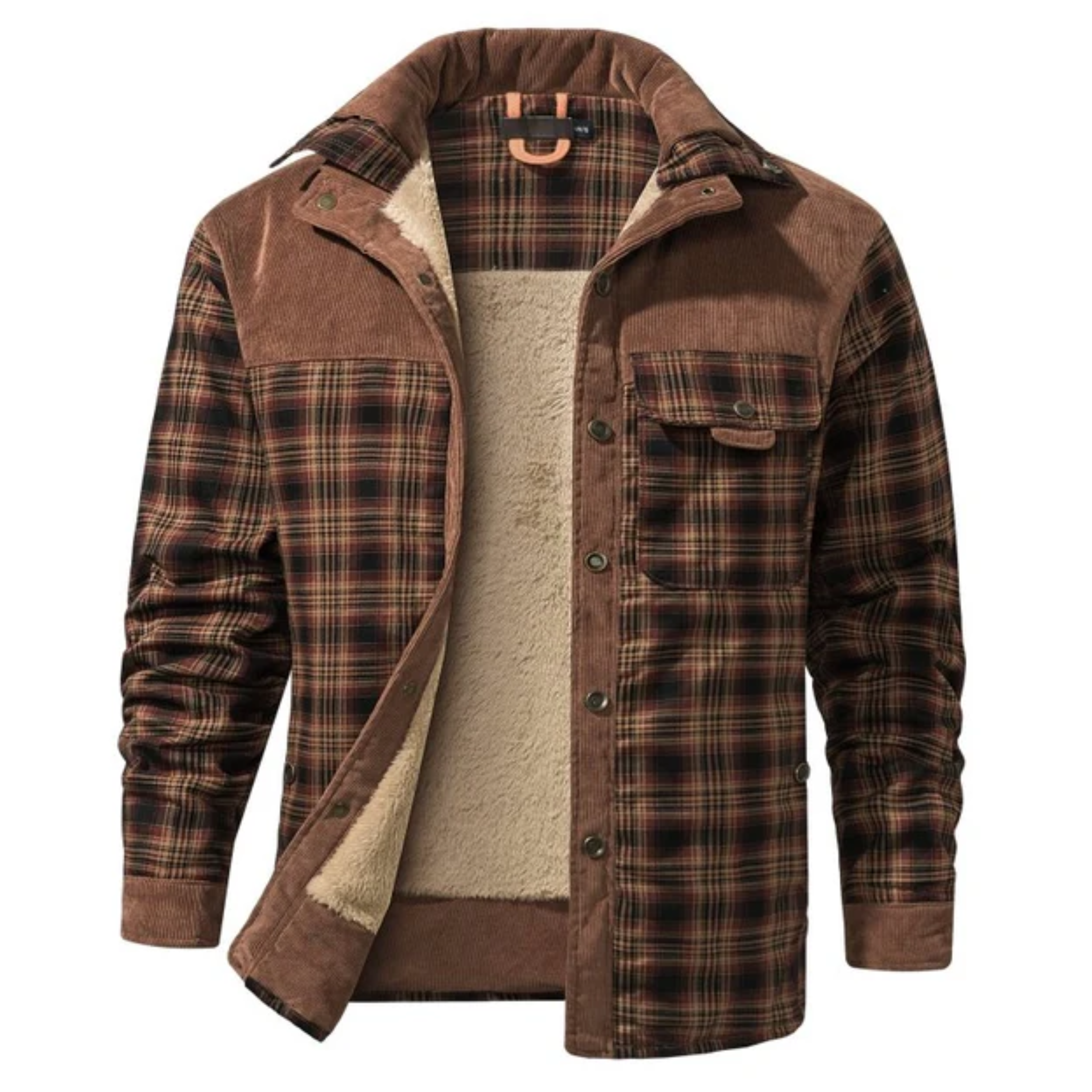 Mixed-Panel Work Jacket