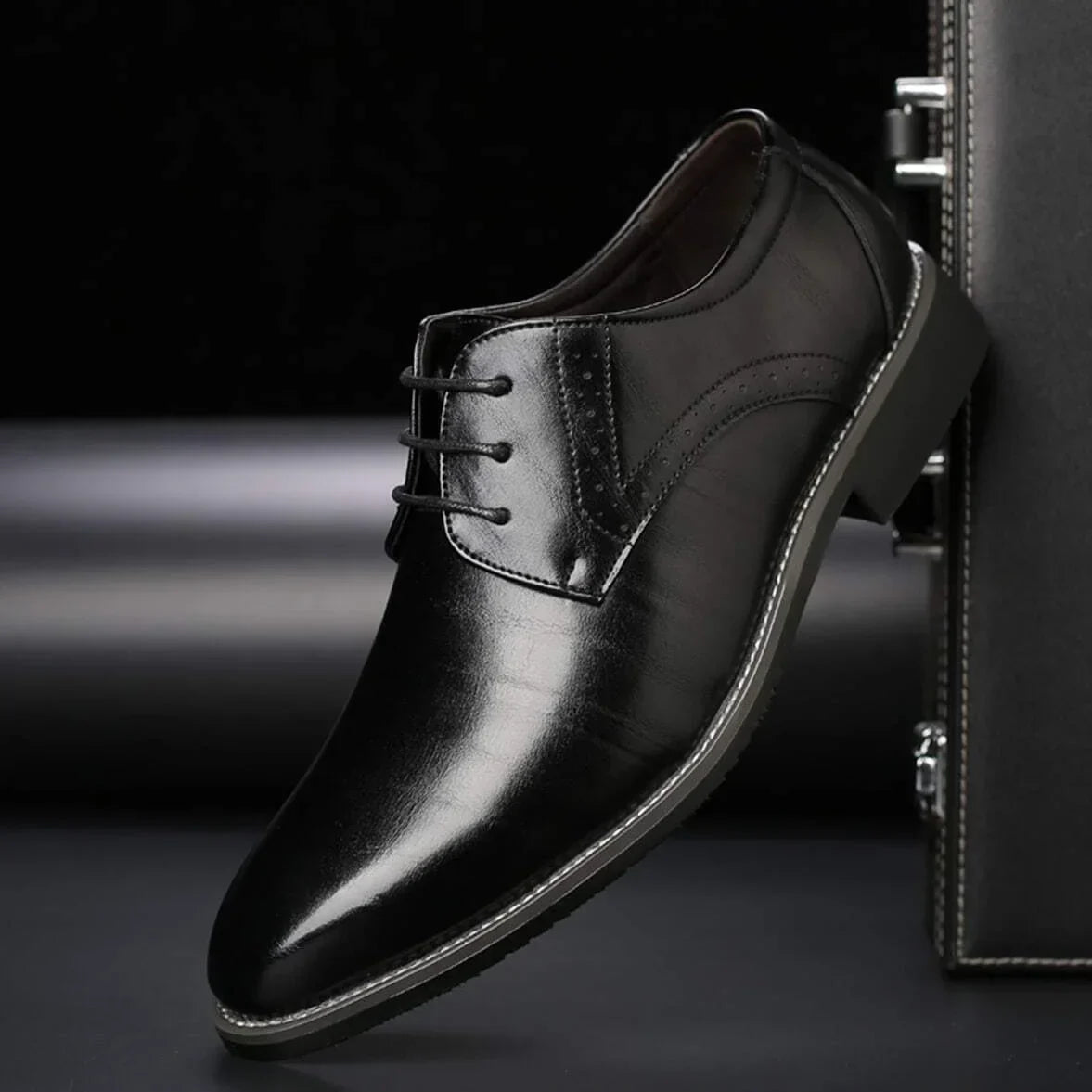 Brogue Detail Oxford Shoes