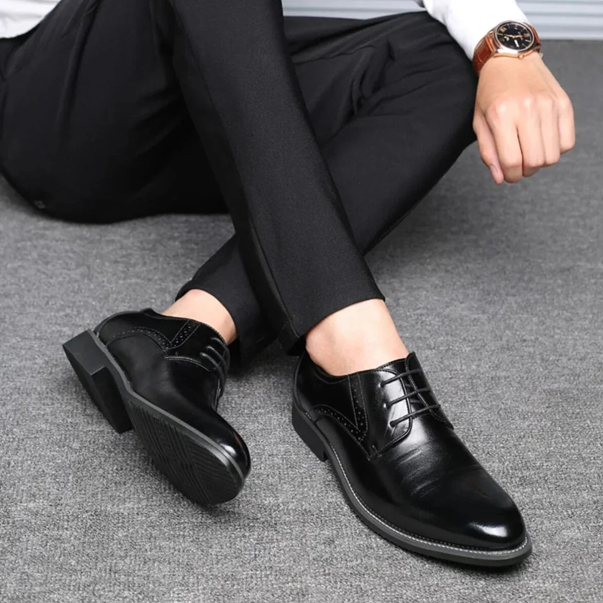 Brogue Detail Oxford Shoes