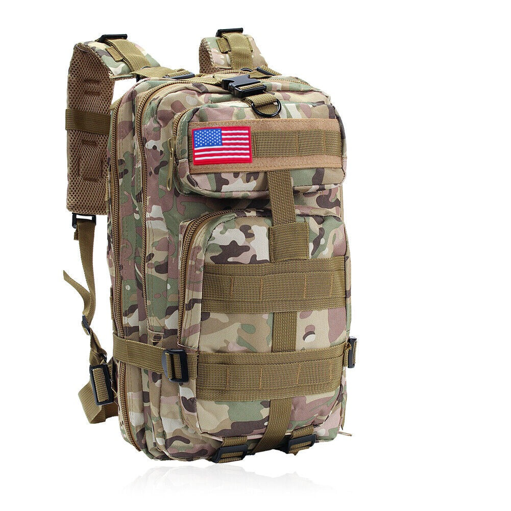 30L Tactical Waterproof Backpack – Outdoor Survival Rucksack