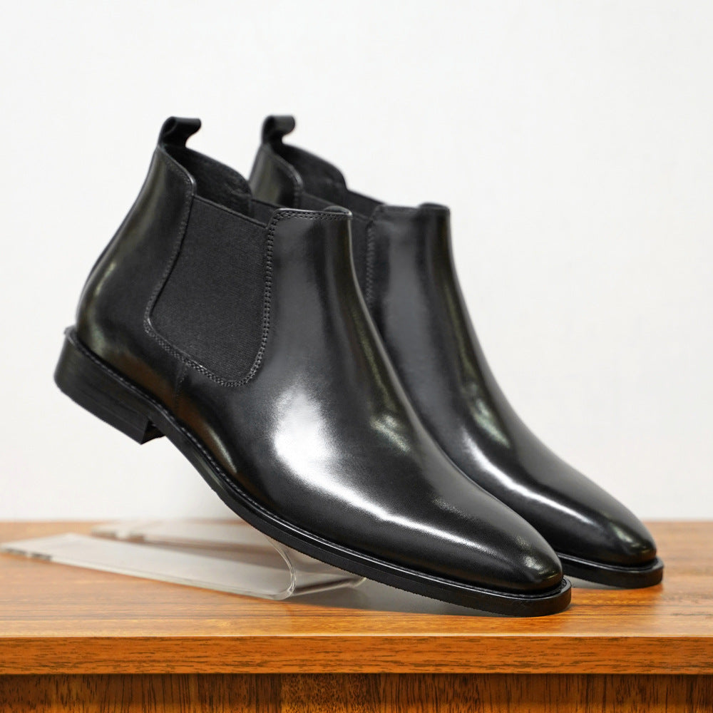 Almond Toe Chelsea Boots
