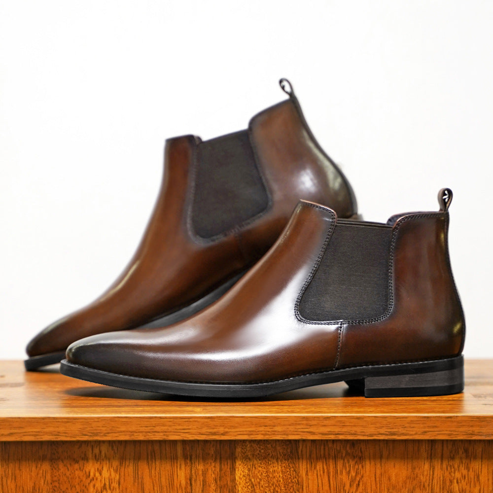 Almond Toe Chelsea Boots