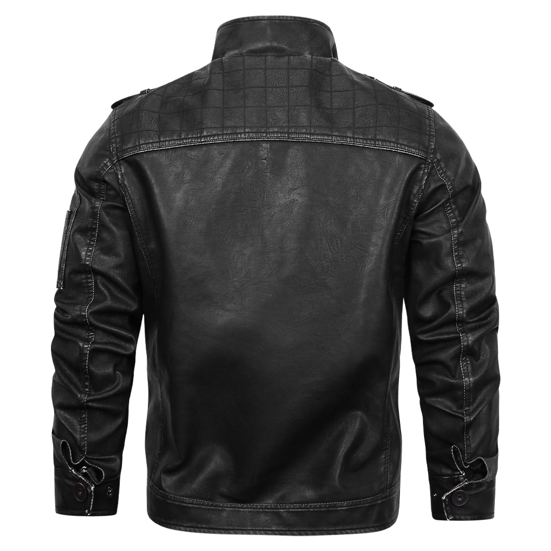 Phantom Ops PU Leather Jacket