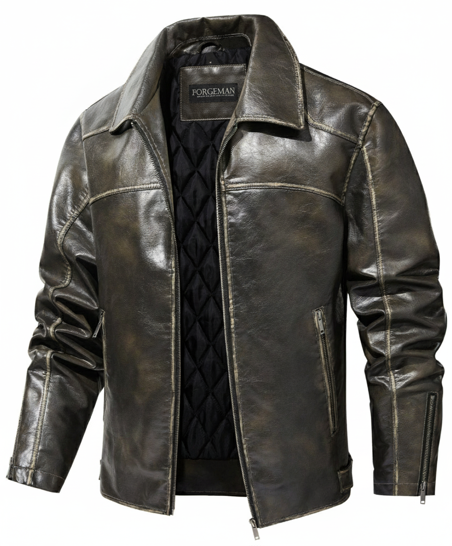 Rustic Nomad Leather Jacket