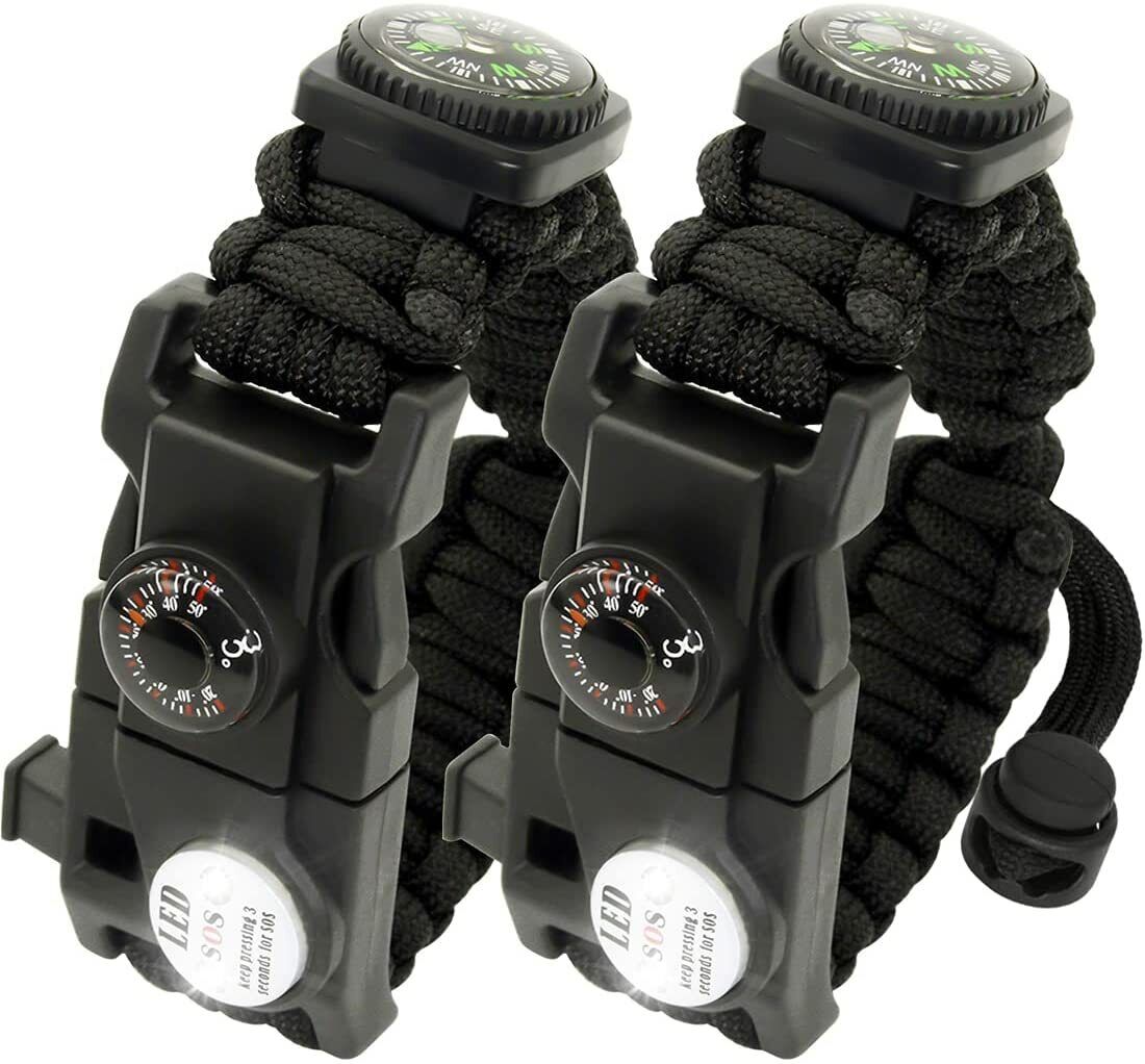 20-in-1 Survival Paracord Bracelet