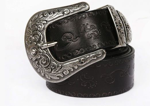 Forge Western Engraved Belt