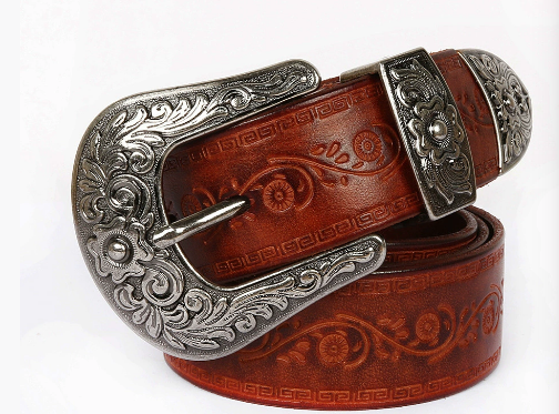 Forge Western Engraved Belt