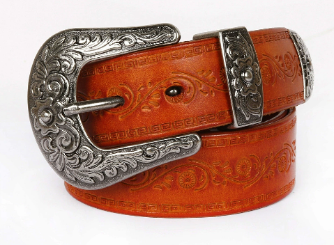 Forge Western Engraved Belt