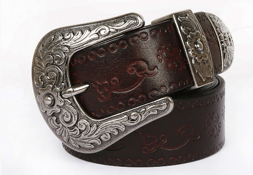 Forge Western Engraved Belt