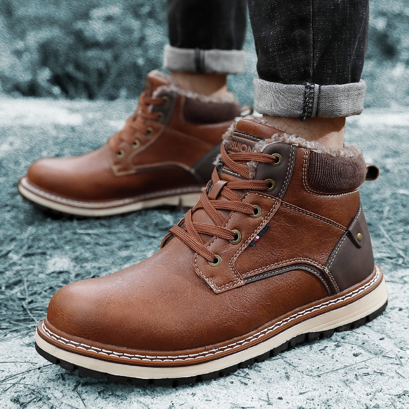 Forge Men’s Leather Winter Boots
