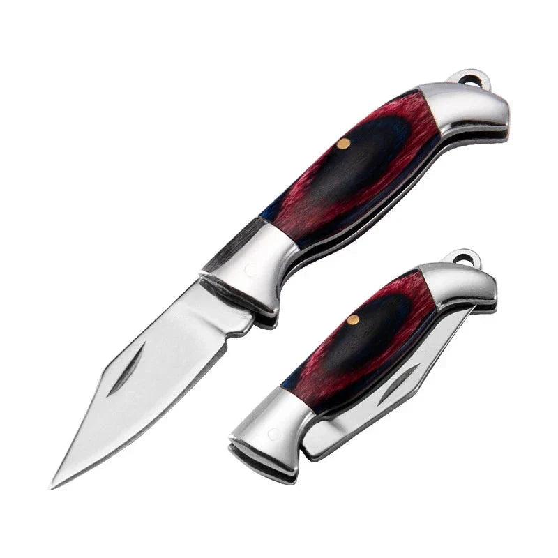 Mini Brass Shell Folding Knife