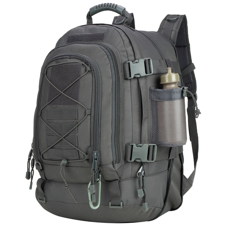 60L Military Tactical Backpack – Expandable Outdoor Rucksack with MOLLE System