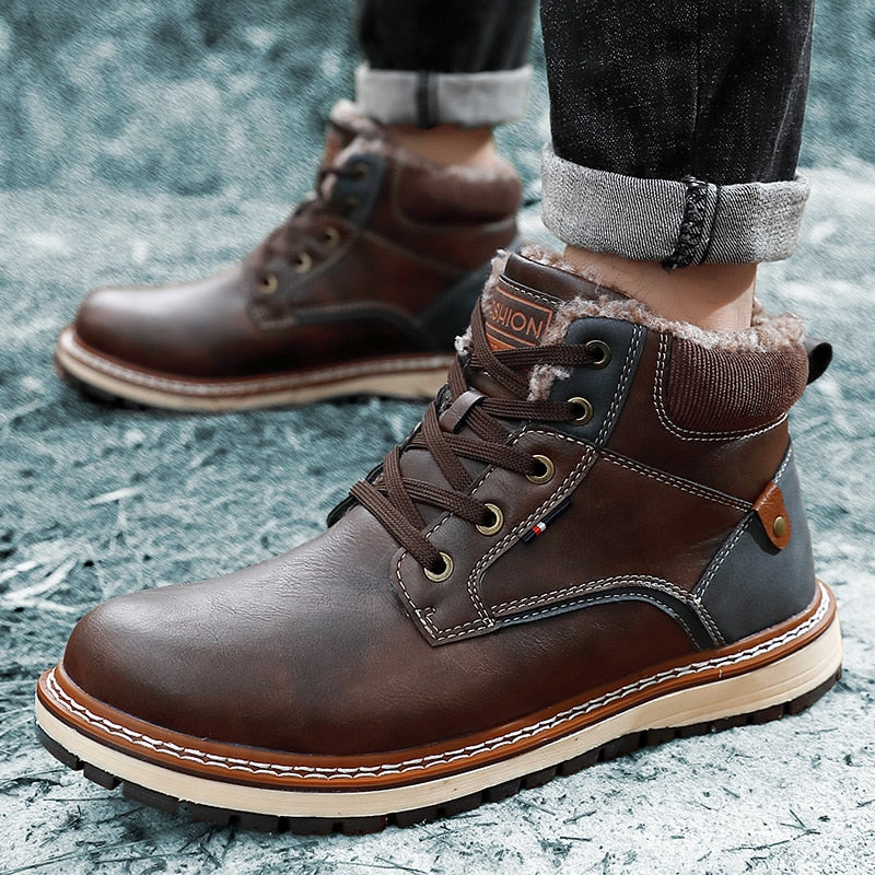 Forge Men’s Leather Winter Boots